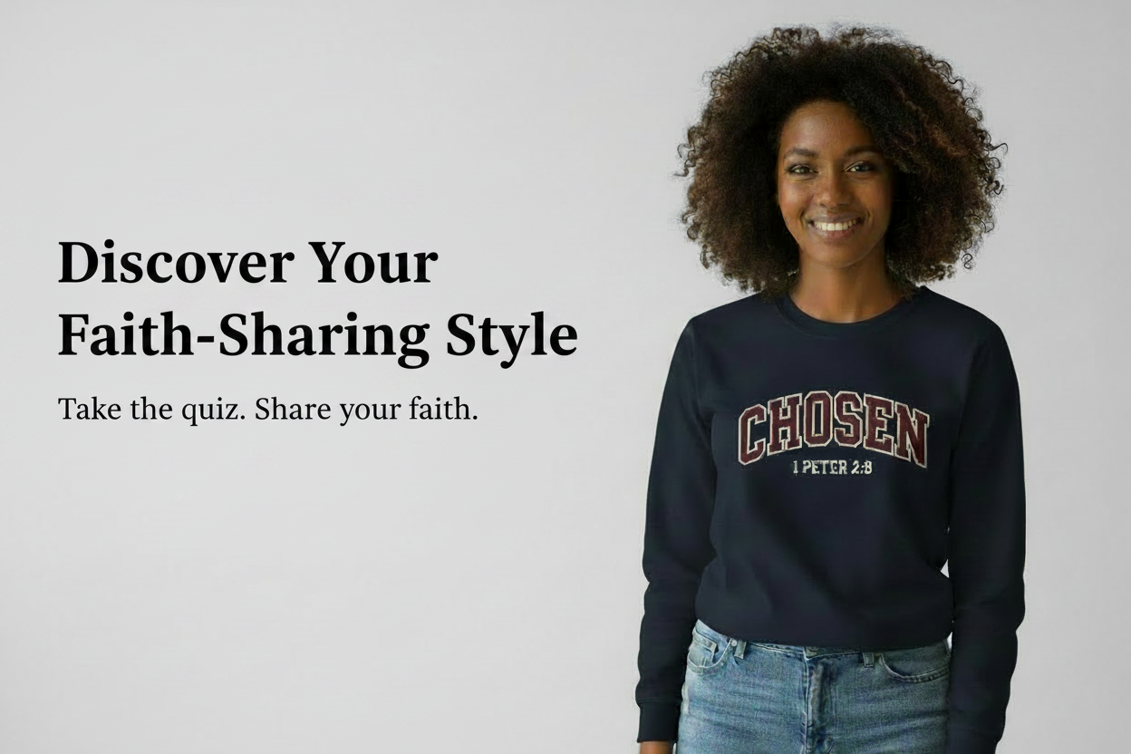 Faith-Sharing Style Banner with Text