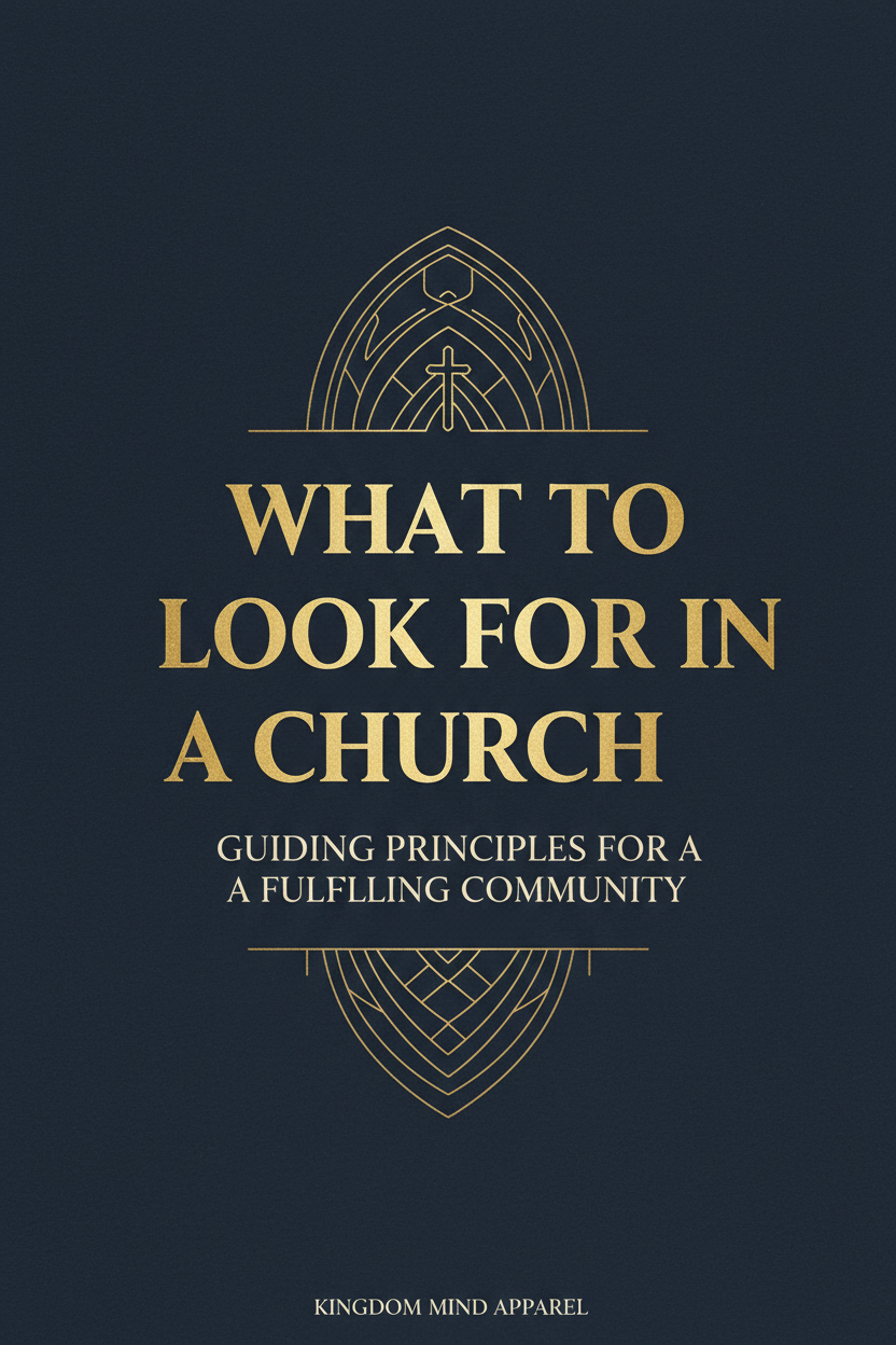 What To Look For In A Church