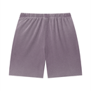 Unisex Vintage Wash Sunfade Waffle Raw Hem Shorts