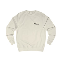 Faith Sweatshirt — "Worries End Where Faith Begins" Christian Crewneck