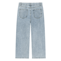 Unisex Vintage Wash Straight Leg Jeans