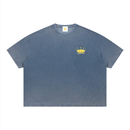 Unisex Vintage Wash Sunfade Boxy Waffle T-Shirt