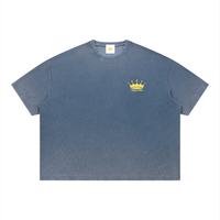 Unisex Vintage Wash Sunfade Boxy Waffle T-Shirt