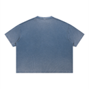 Unisex Vintage Wash Sunfade Boxy Waffle T-Shirt