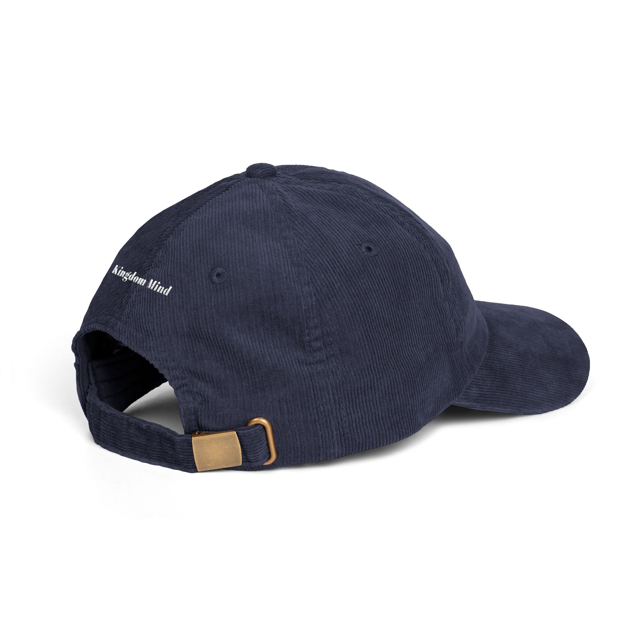 God-Made Embroidered Corduroy Cap — "Self" Crossed Out