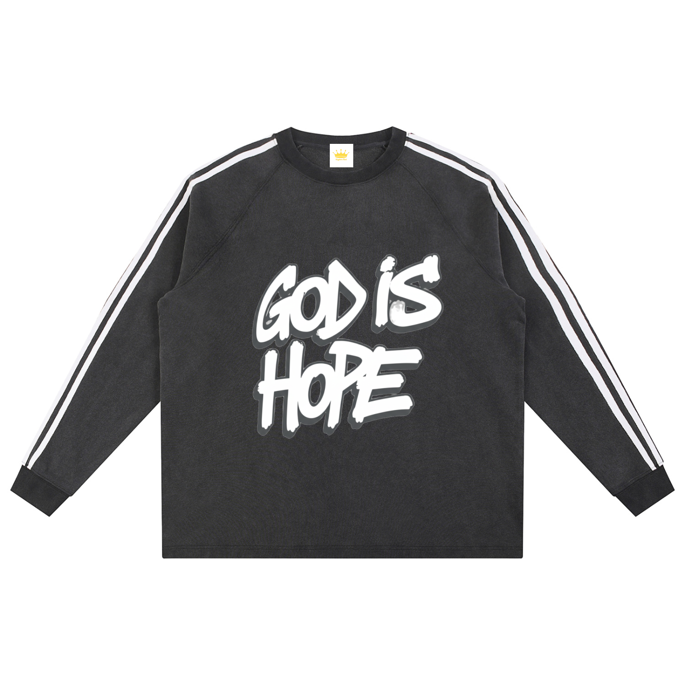 God is Hope sweatshirt by Kingdom Mind Apparel, featuring a comfortable fit and hopeful design on soft fabric.