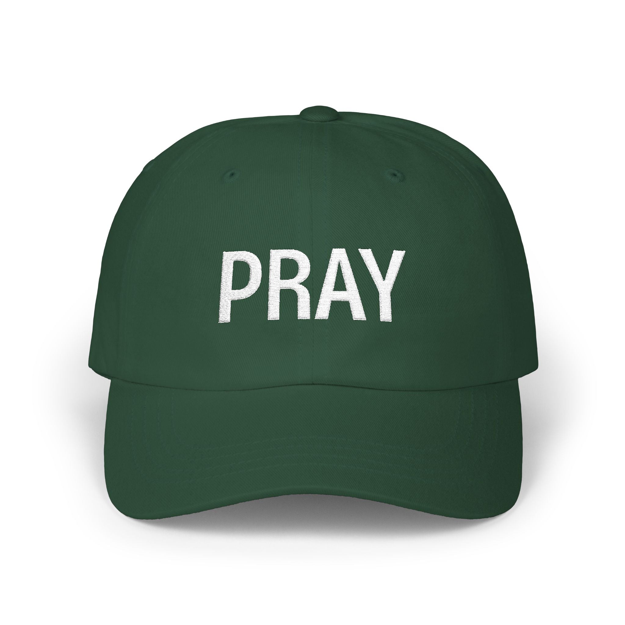 Pray Dad Cap — 'Pray' Embroidered Christian Baseball Hat