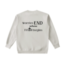 Trust God crewneck sweatshirt by Kingdom Mind Apparel featuring a comfortable fit and faith-inspired design.
