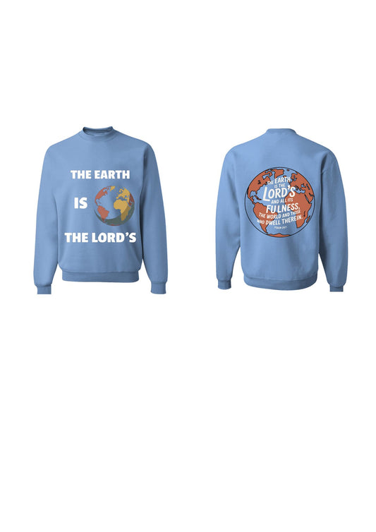 Psalm 24:1 Men's Sweatshirt