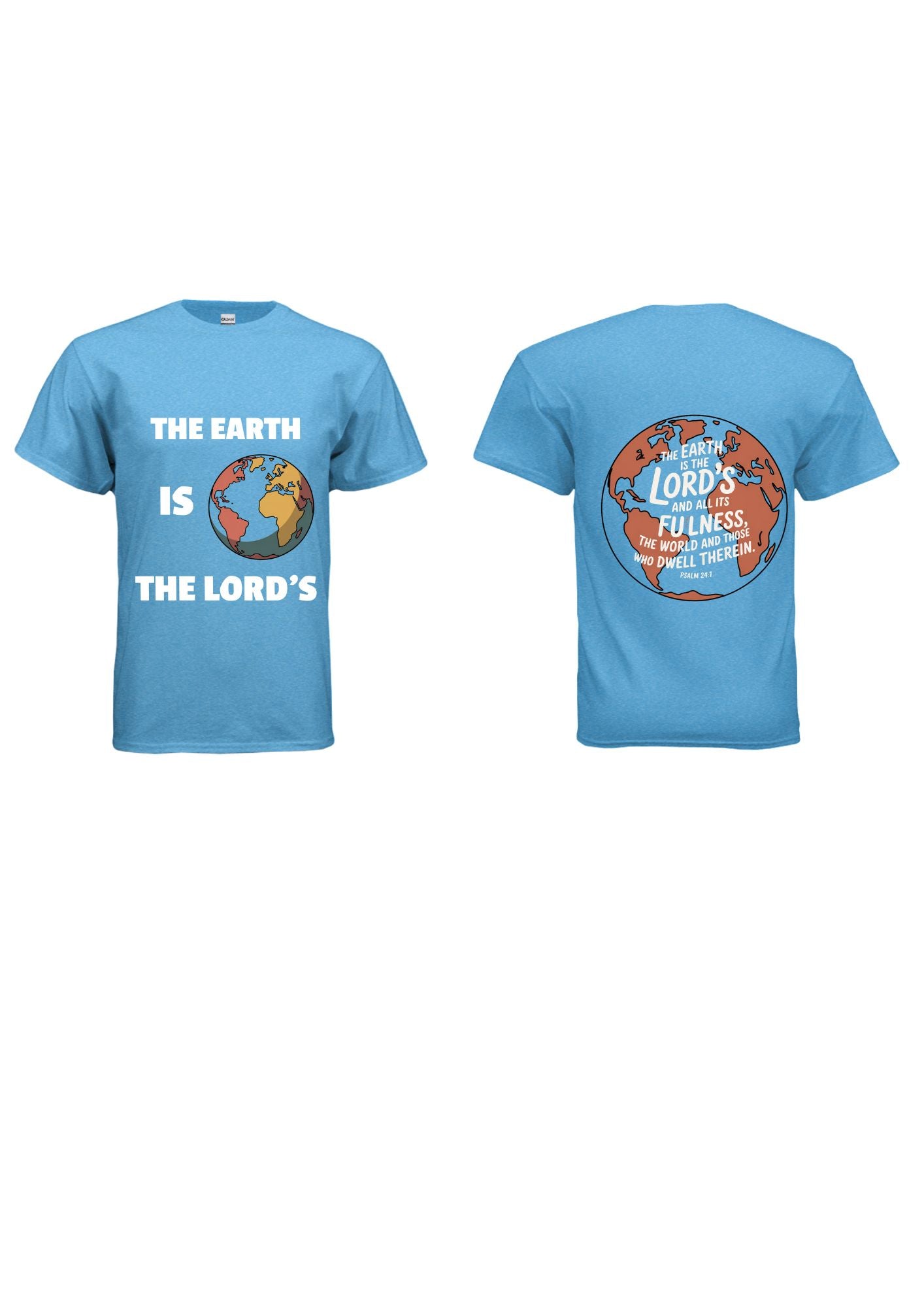 Psalm 24:1 Men's T-Shirt