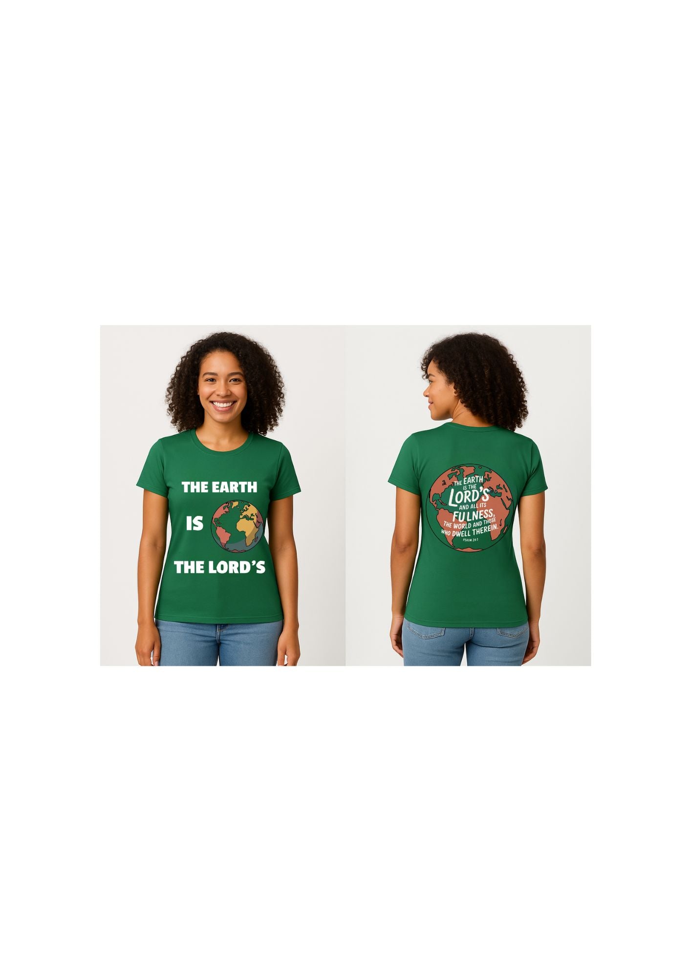 Psalm 24:1 Women's T-Shirt