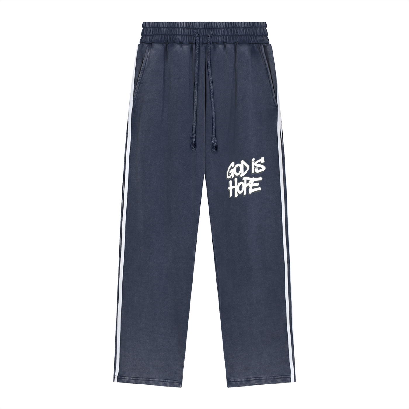 Kingdom Mind Apparel God is Hope sweatpants featuring a comfortable fit and inspiring printed design on soft fabric.