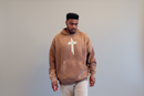 Cross Hoodie - Gray Background