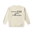Trust God crewneck sweatshirt by Kingdom Mind Apparel, featuring a comfortable fit and faith-inspired design.