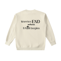 Trust God crewneck sweatshirt by Kingdom Mind Apparel, featuring a comfortable fit and faith-inspired design.