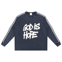 Kingdom Mind Apparel God is Hope sweatshirt featuring a comfortable gray fabric and bold printed message on the front.