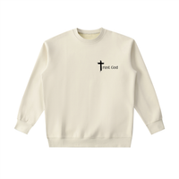 Trust God Crewneck sweatshirt by Kingdom Mind Apparel, featuring a comfortable fit with a faith-inspired design.