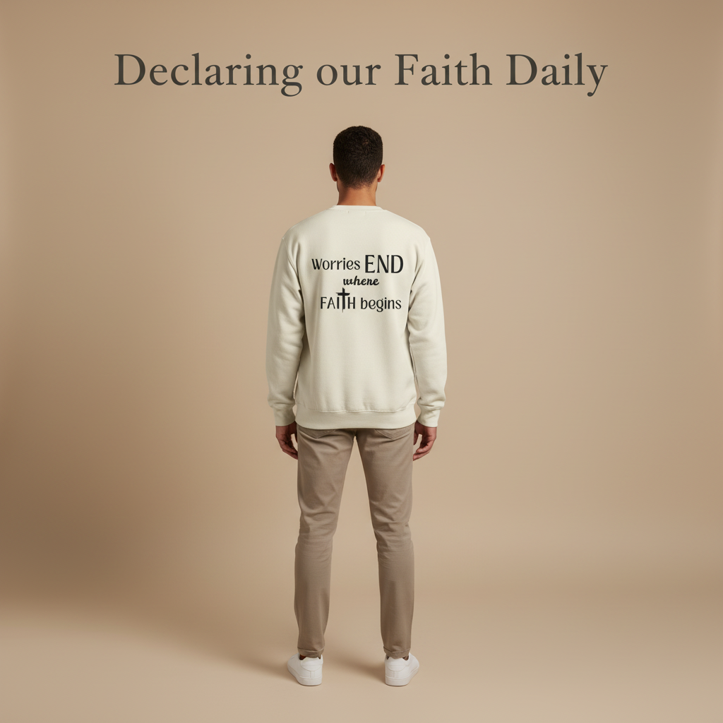 Full body product banner with neutral background