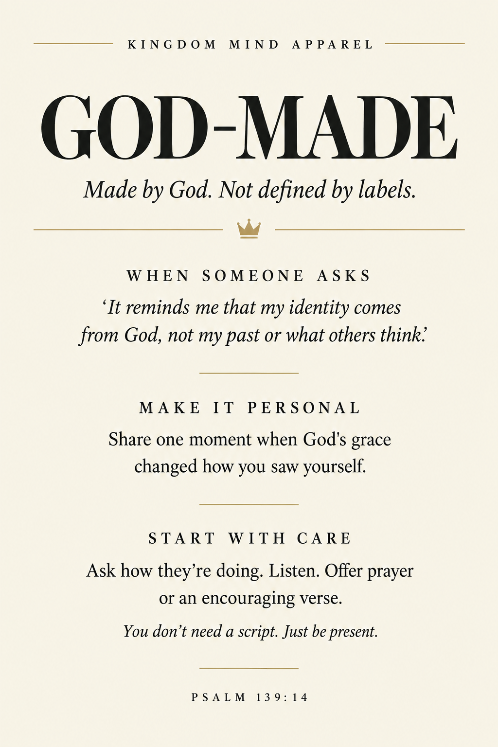 God-Made faith-sharing poster