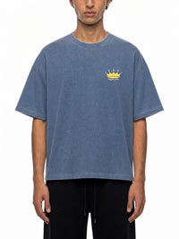 Unisex Vintage Wash Sunfade Boxy Waffle T-Shirt