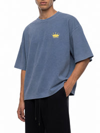 Unisex Vintage Wash Sunfade Boxy Waffle T-Shirt