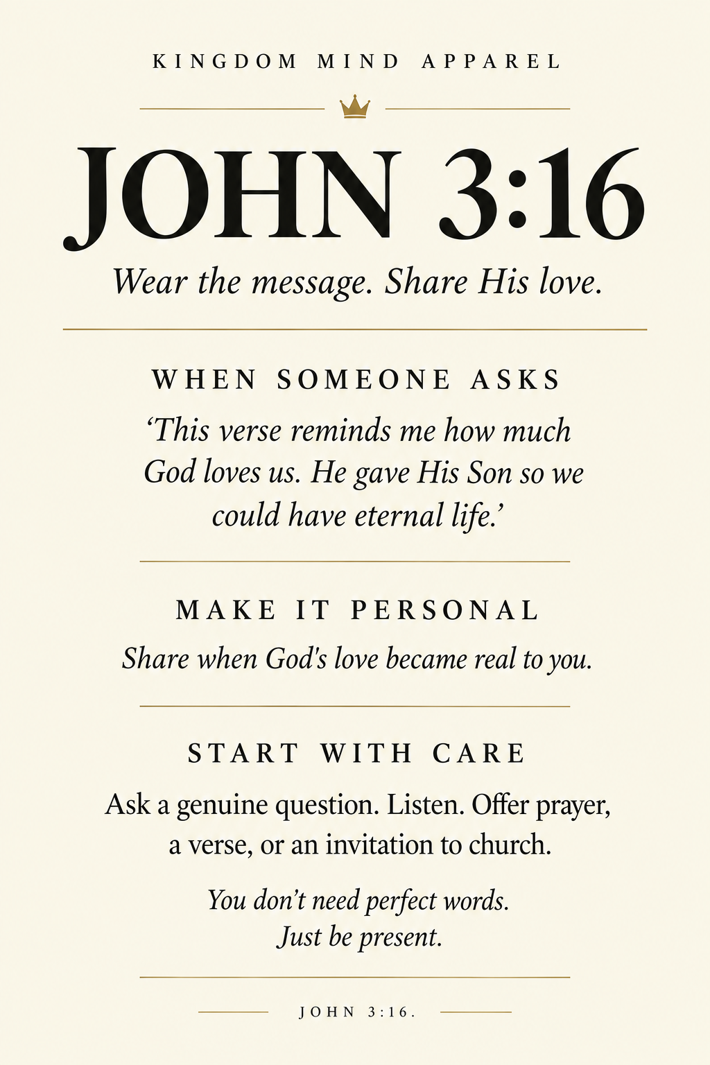 John 3:16 faith-sharing poster