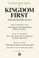 Kingdom First faith-sharing poster