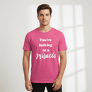 Male model in pink miracle shirt - no crown