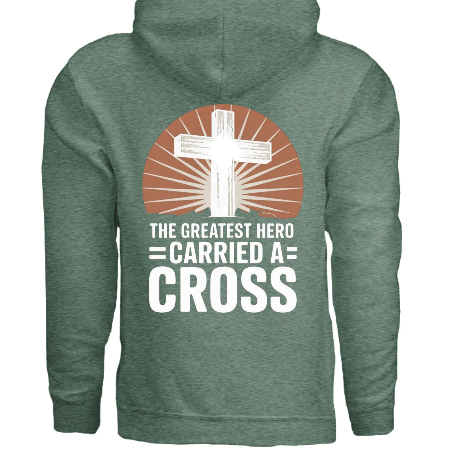 Heather Sport Dark Green - BACK