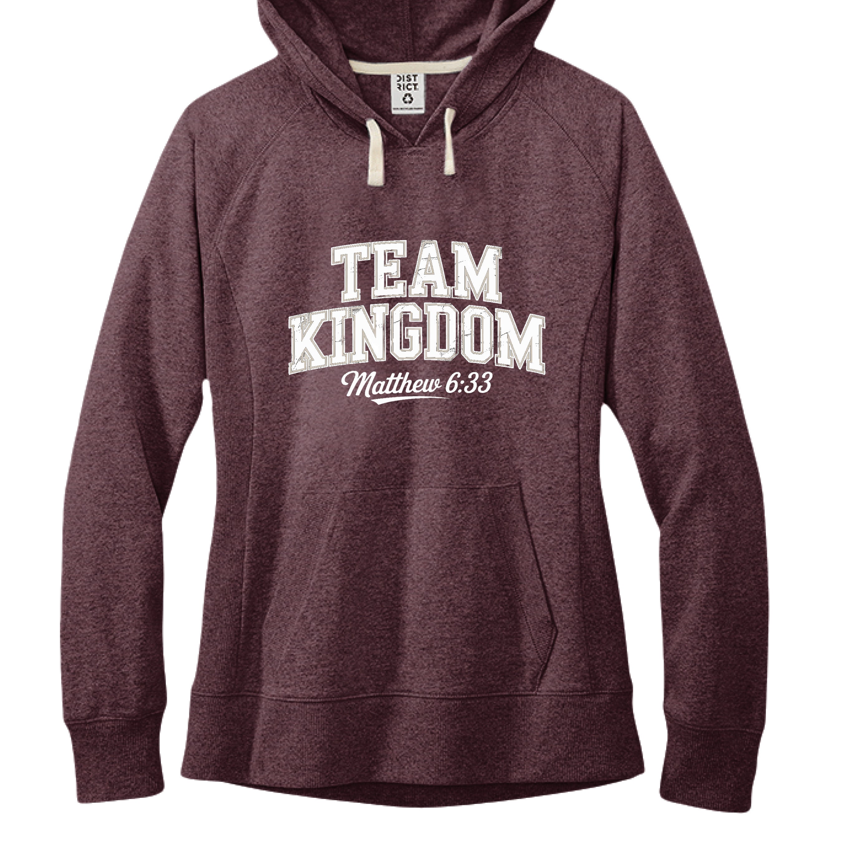 Maroon Heather - FRONT