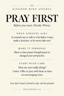 Pray First faith-sharing poster