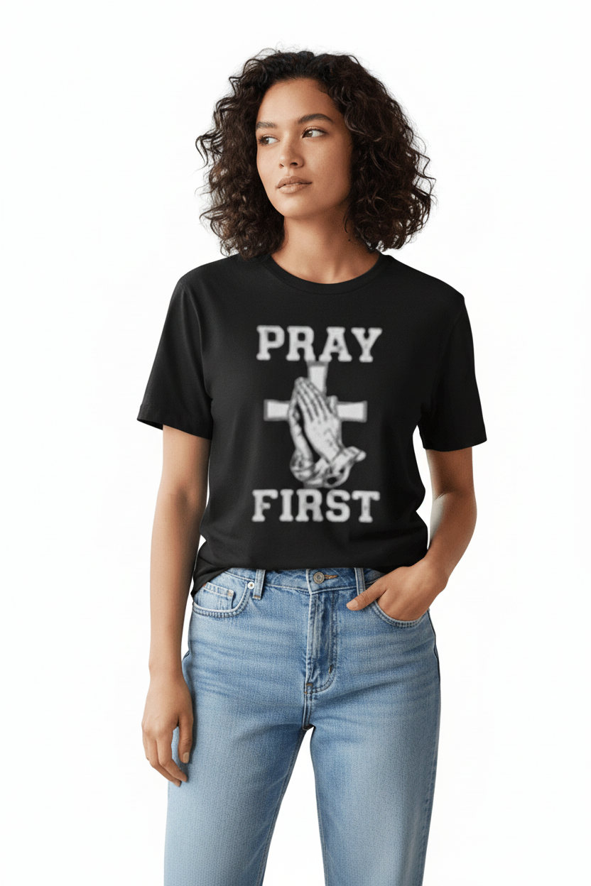 Pray First Tee Images 1-5