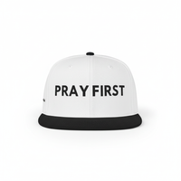 Pray First White Hat