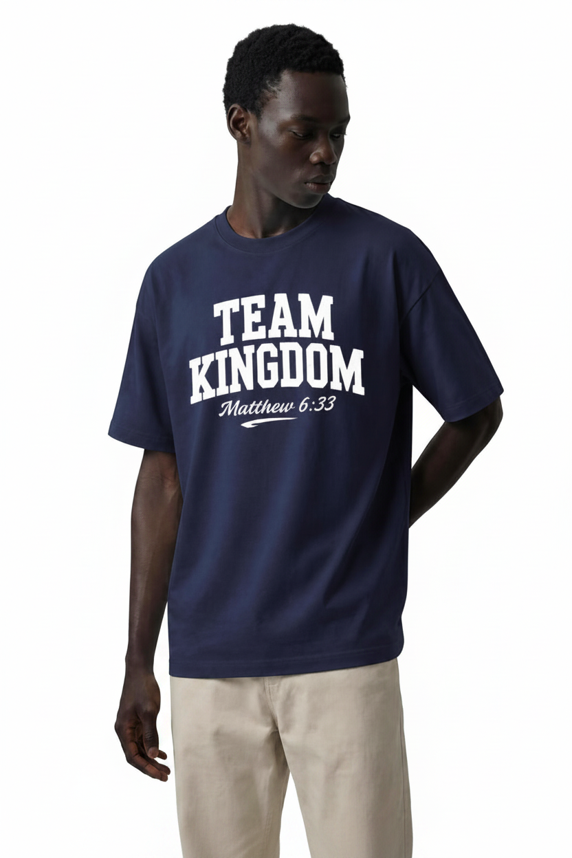 Team Kingdom Tee Male - White Background
