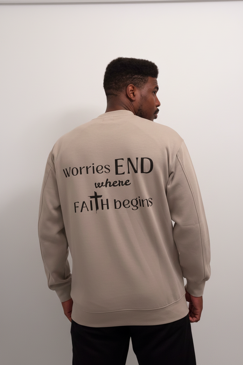 Trust God Sweatshirt - Back