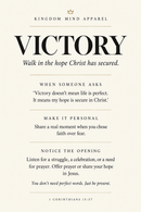 Victory faith-sharing poster