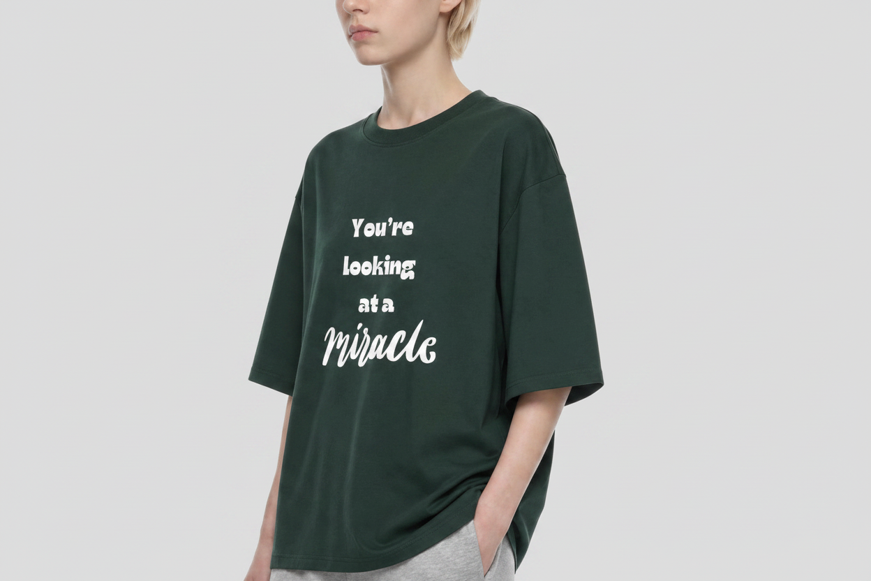 You're Looking at a Miracle - Gray Background
